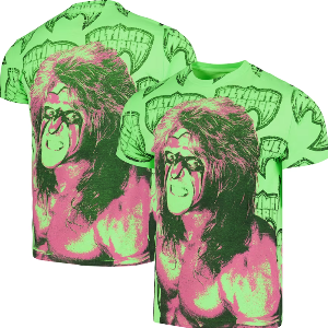얼티밋 워리어[Neon Green]WWE 레전드 티셔츠