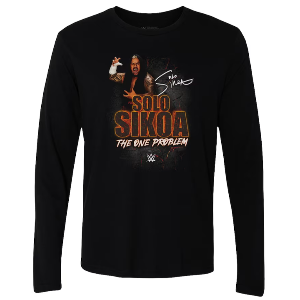 솔로 시코아[500 Level]WWE 긴팔 티셔츠