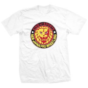 신일본[LION MARK WHITE]NJPW 정품 티셔츠