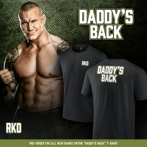 랜디 오턴[Daddy&#039;s Back]WWE 정품 티셔츠