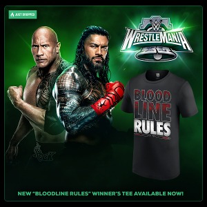 블러드라인[Bloodline Rules]WWE 정품 티셔츠