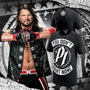 AJ 스타일스[You Don&#039;t Want None]WWE 정품 티셔츠