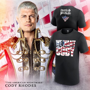 코디 로즈[We Want Cody]WWE 정품 티셔츠