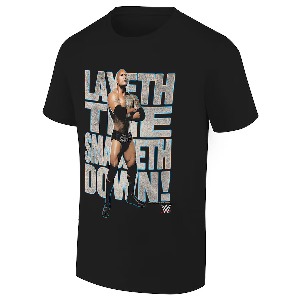 더 락[Layeth The Smacketh Down]WWE 레전드 티셔츠