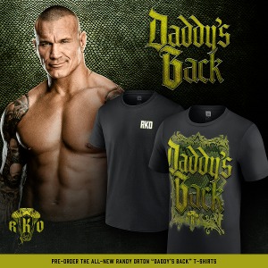 랜디 오턴[Snakeskin Daddy&#039;s Back]WWE 정품 티셔츠 (S,XL,3XL 품절)