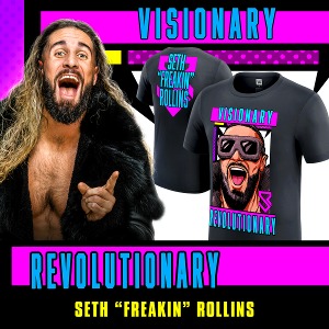 세스 롤린스[Visionary Revolutionary]WWE 정품 티셔츠 (S품절)