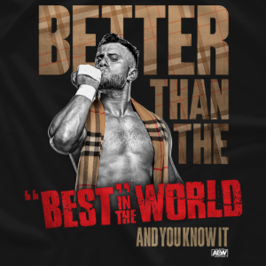 MJF[Better Than The Best In The World]AEW커스텀 티셔츠