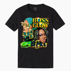 사샤 뱅크스/나오미[Boss &amp; Glow]정품 티셔츠