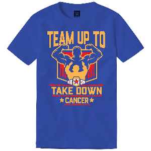 WWE 코너스큐어[Team Up To Take Down Cancer]정품 티셔츠 (9월 13일)