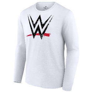 WWE[Distressed Logo]긴팔 티셔츠
