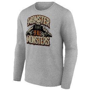 브라운 스트로우맨[Monster Of All Monsters]긴팔 티셔츠
