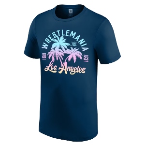 WWE 레슬매니아39[Los Angeles Palm Trees]특별판 티셔츠 (4월 8일)