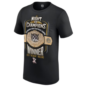 세스 롤린스[World Heavyweight Champion]특별판 티셔츠 (6월 21일)