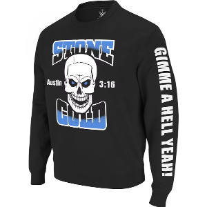 스티브 오스틴[3:16 Skull Fleece]WWE 스웨트셔츠 (L,XL 품절)