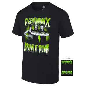 DX[Break It Down Glow Ink]WWE 레전드 티셔츠