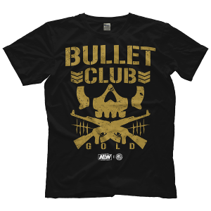 AEW X NJPW[BULLET CLUB GOLD]AEW 정품 티셔츠